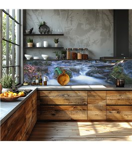 Glas Küchenrückwand 6 mm ESG Motive KRWM-0403