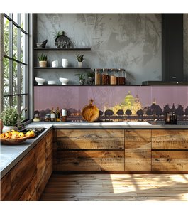 Glas Küchenrückwand 6 mm ESG Motive KRWM-0407