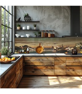 Glas Küchenrückwand 6 mm ESG Motive KRWM-0408