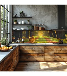 Glas Küchenrückwand 6 mm ESG Motive KRWM-0409