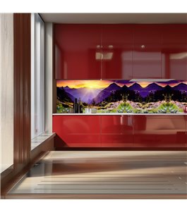 Glas Küchenrückwand 6 mm ESG Motive KRWM-0412