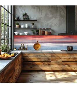 Glas Küchenrückwand 6 mm ESG Motive KRWM-0414