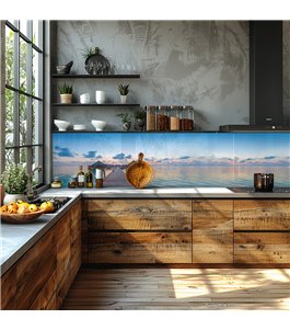 Glas Küchenrückwand 6 mm ESG Motive KRWM-0416
