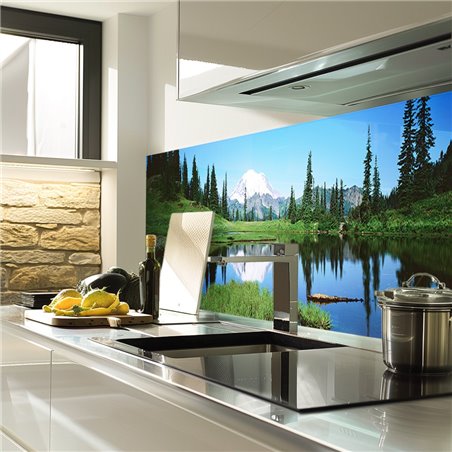 Glas Küchenrückwand 6 mm ESG Motive KRWM-0418