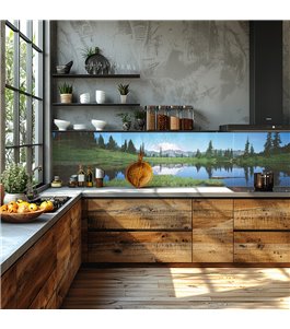 Glas Küchenrückwand 6 mm ESG Motive KRWM-0418