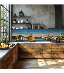 Glas Küchenrückwand 6 mm ESG Motive KRWM-0421
