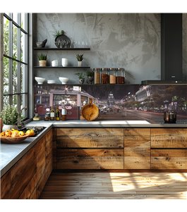 Glas Küchenrückwand 6 mm ESG Motive KRWM-0423