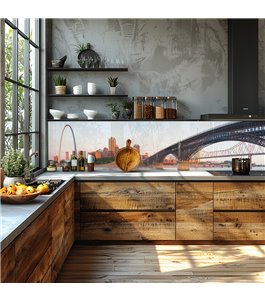 Glas Küchenrückwand 6 mm ESG Motive KRWM-0433