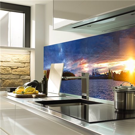 Glas Küchenrückwand 6 mm ESG Motive KRWM-0435
