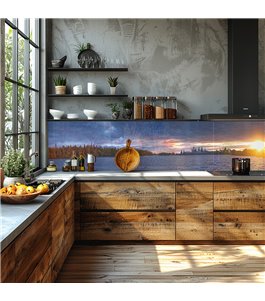 Glas Küchenrückwand 6 mm ESG Motive KRWM-0435
