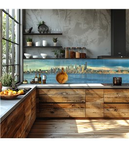Glas Küchenrückwand 6 mm ESG Motive KRWM-0437