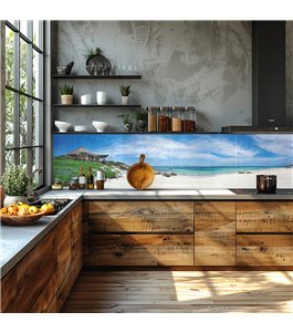 Glas Küchenrückwand 6 mm ESG Motive KRWM-0438