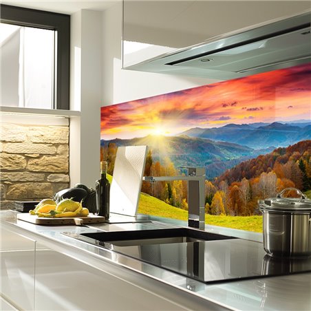 Glas Küchenrückwand 6 mm ESG Motive KRWM-0442