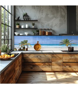 Glas Küchenrückwand 6 mm ESG Motive KRWM-0444