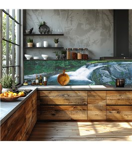 Glas Küchenrückwand 6 mm ESG Motive KRWM-0448