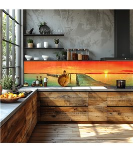 Glas Küchenrückwand 6 mm ESG Motive KRWM-0452