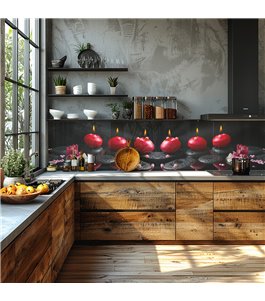 Glas Küchenrückwand 6 mm ESG Motive KRWM-0455