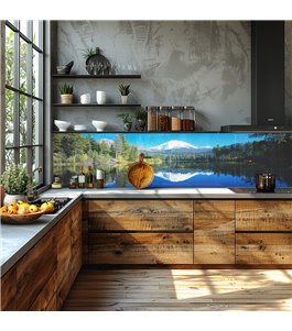Glas Küchenrückwand 6 mm ESG Motive KRWM-0465