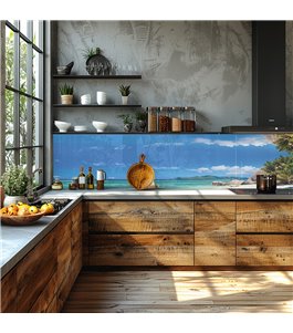 Glas Küchenrückwand 6 mm ESG Motive KRWM-0486