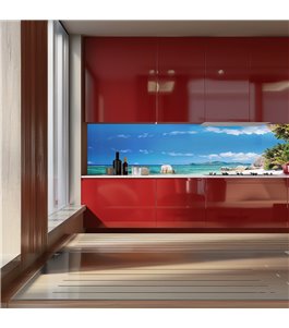 Glas Küchenrückwand 6 mm ESG Motive KRWM-0486