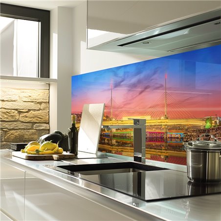 Glas Küchenrückwand 6 mm ESG Motive KRWM-0487