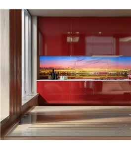 Glas Küchenrückwand 6 mm ESG Motive KRWM-0487