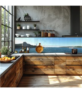 Glas Küchenrückwand 6 mm ESG Motive KRWM-0489