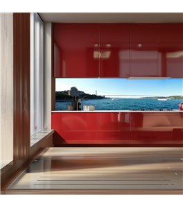 Glas Küchenrückwand 6 mm ESG Motive KRWM-0489