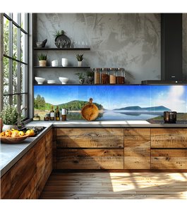 Glas Küchenrückwand 6 mm ESG Motive KRWM-0491