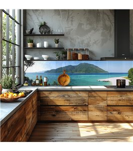 Glas Küchenrückwand 6 mm ESG Motive KRWM-0492