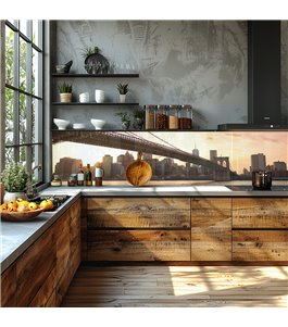 Glas Küchenrückwand 6 mm ESG Motive KRWM-0496