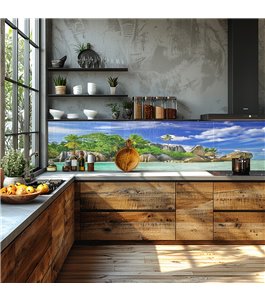 Glas Küchenrückwand 6 mm ESG Motive KRWM-0508