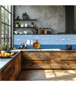 Glas Küchenrückwand 6 mm ESG Motive KRWM-0522