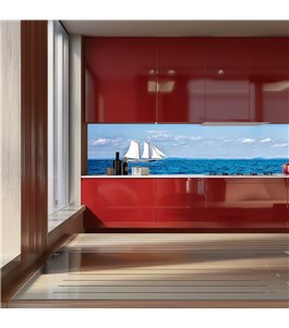 Glas Küchenrückwand 6 mm ESG Motive KRWM-0522