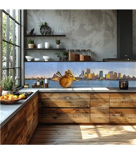 Glas Küchenrückwand 6 mm ESG Motive KRWM-0567