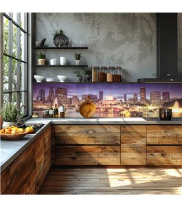 Glas Küchenrückwand 6 mm ESG Motive KRWM-0612