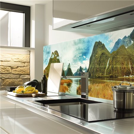 Glas Küchenrückwand 6 mm ESG Motive KRWM-0803