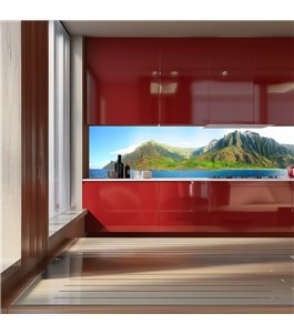 Glas Küchenrückwand 6 mm ESG Motive KRWM-0836