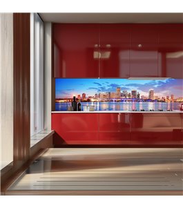 Glas Küchenrückwand 6 mm ESG Motive KRWM-0906