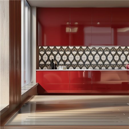 Küchenrückwand Platte 6 mm ESG Fliesenmotive KRWF-02-09
