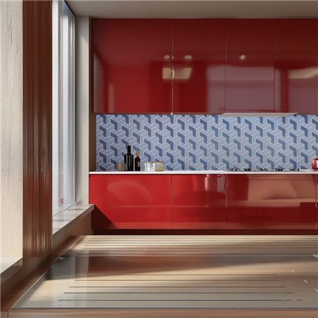 Küchenrückwand Platte 6 mm ESG Fliesenmotive KRWF-03-05