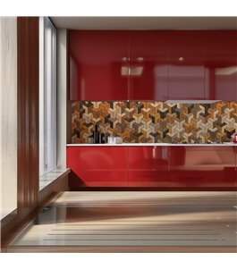Küchenrückwand Platte 6 mm ESG Fliesenmotive KRWF-03-15