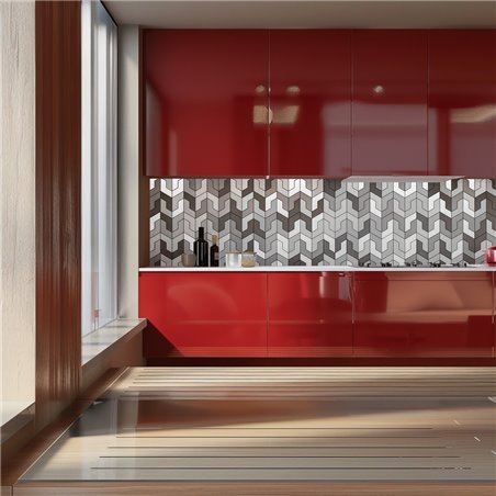 Küchenrückwand Platte 6 mm ESG Fliesenmotive KRWF-04-07