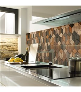 Küchenrückwand Platte 6 mm ESG Fliesenmotive KRWF-05-12