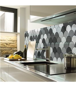 Küchenrückwand Platte 6 mm ESG Fliesenmotive KRWF-07-08