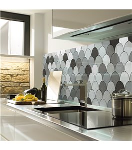 Küchenrückwand Platte 6 mm ESG Fliesenmotive KRWF-07-09
