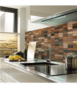 Küchenrückwand Platte 6 mm ESG Fliesenmotive KRWF-11-20