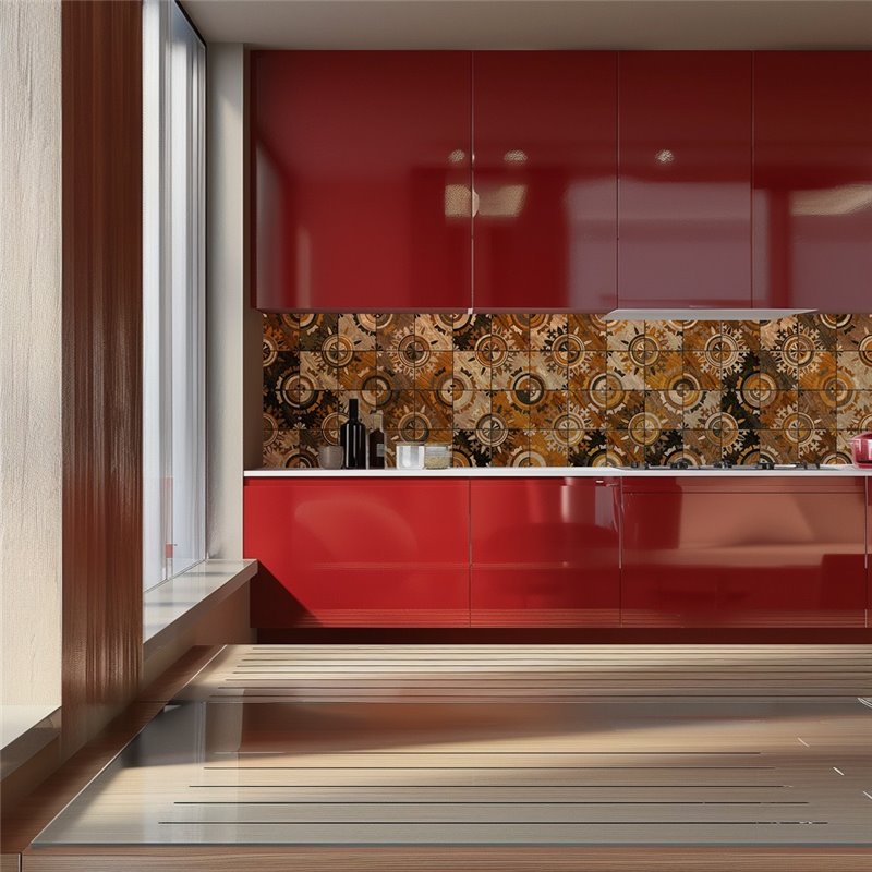 Küchenrückwand Platte 6 mm ESG Fliesenmotive KRWF-16-17 Küchenrückwand Platte 6 mm ESG Fliesenmotive KRWF-16-17