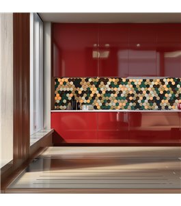 Küchenrückwand Platte 6 mm ESG Fliesenmotive KRWF-30-03