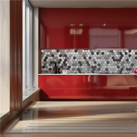 Küchenrückwand Platte 6 mm ESG Fliesenmotive KRWF-30-12